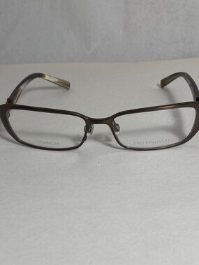 Trussardi 12507-BR Full-Rim Shape Titanium Flexible Hinges Optical Eyeglasses